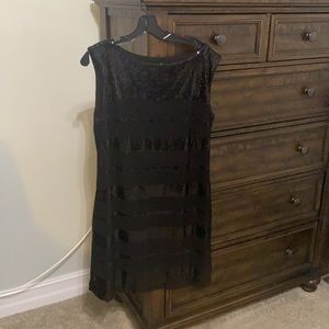 White House Black Market Black sheath dress